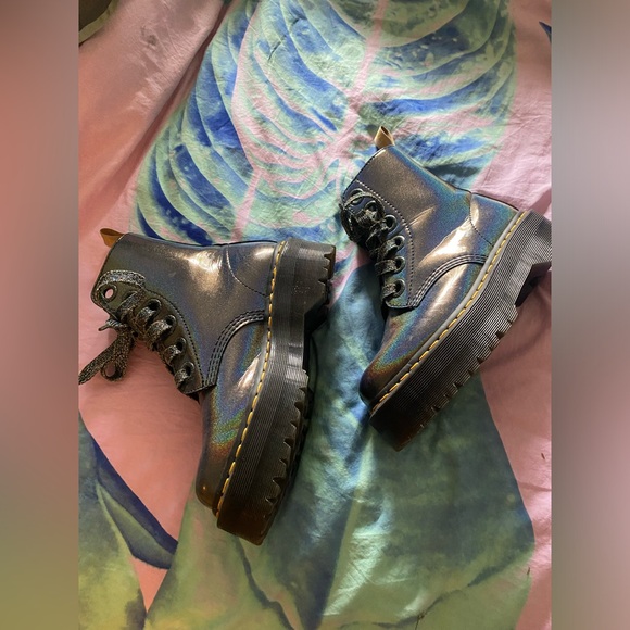 Doc Marten Sparkly platform boots! - Picture 4 of 4